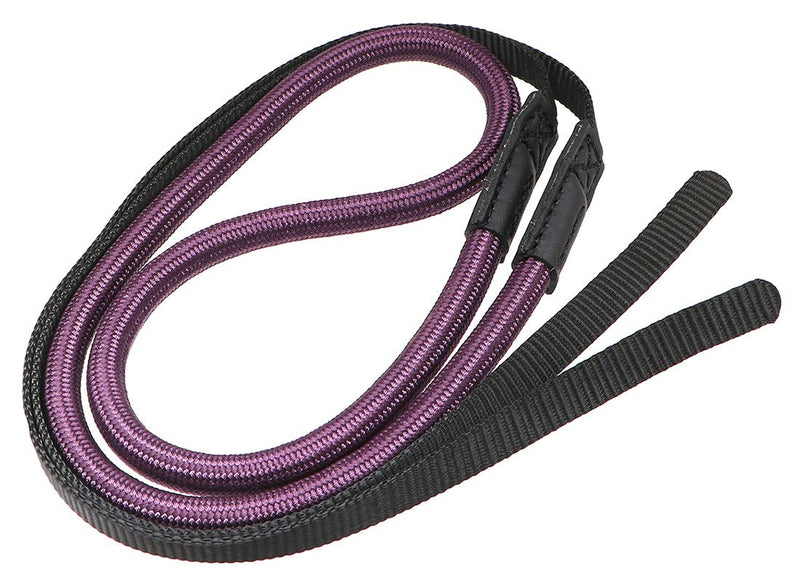 [AUSTRALIA] - HITHUT Quick Release Camera Neck Strap Shoulder Strap Belt for Mirrorless Digital Cameras Climbing Rope with Quick Release QD Loops Connector with O-Ring Adjustable Length 30-53inch Purple