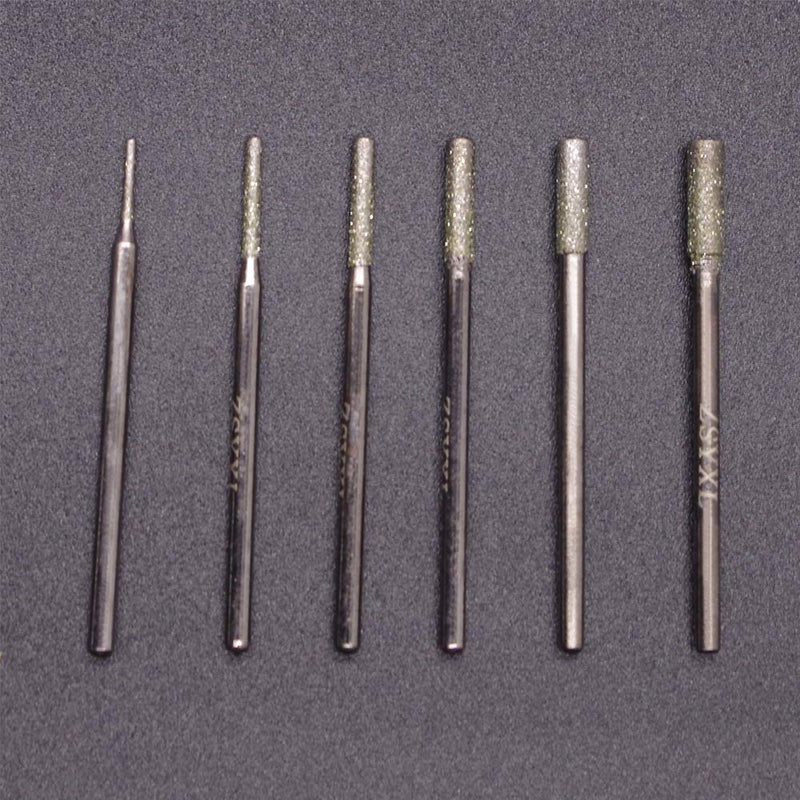 Wolfride 30Pcs Diamond Burr Set Diamond Drill Bit for Gemstone, Sea Shell, Glass, Ceramic, Metal - LeoForward Australia