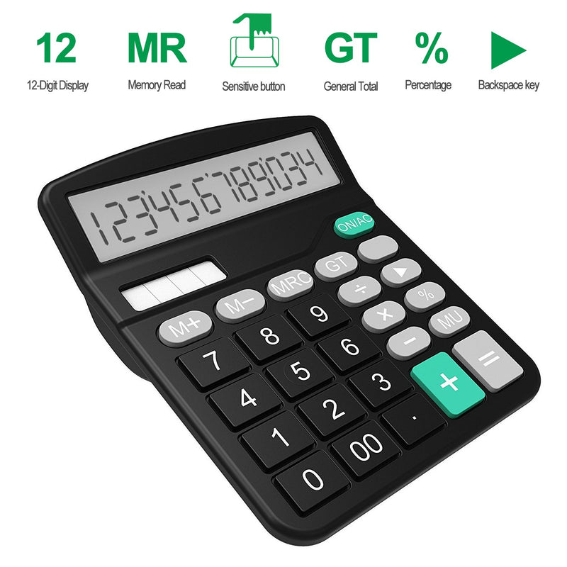  [AUSTRALIA] - Helect Calculator, Standard Function Desktop Calculator, Black