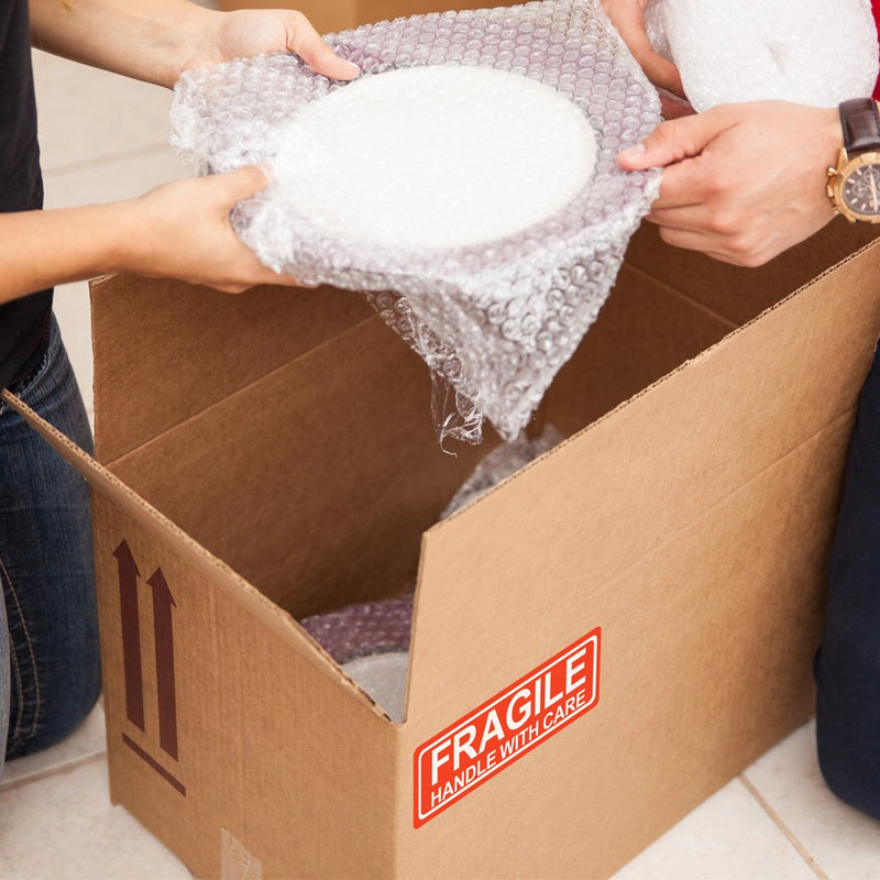 Fragile - 1"x3" Handle with Care Shipping Stickers, 1000 Labels Per Roll - LeoForward Australia