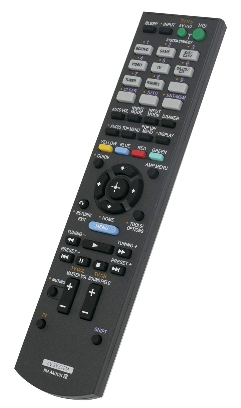 RM-AAU104 Replaced Remote fit for Sony Multi Channel AV Receiver STR-DH520 STRDH520 1-489-343-11 Audio Video Receiver - LeoForward Australia