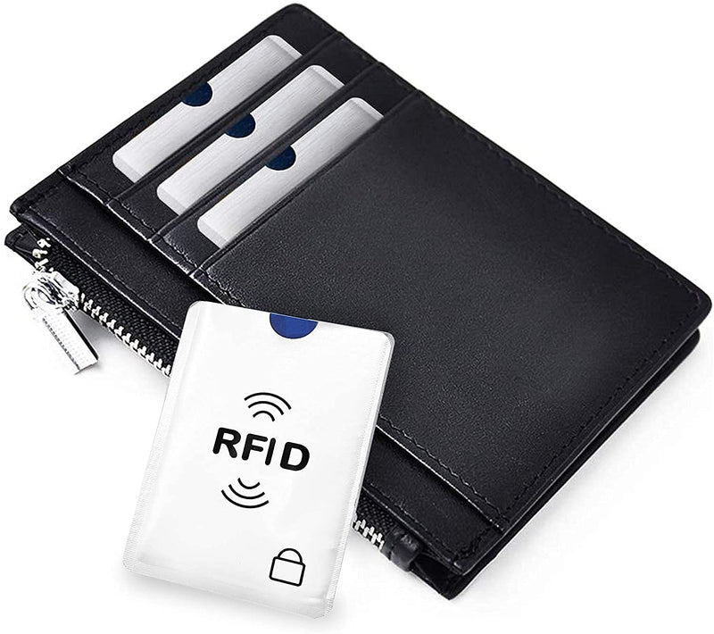  [AUSTRALIA] - SAITECH IT 20 Pcs RFID Blocking Credit Card Holders Sleeves for Identity Theft Protection, Perfectly Fits in Wallet/Purse-Silver RFID Card Sleeve 20 Pcs