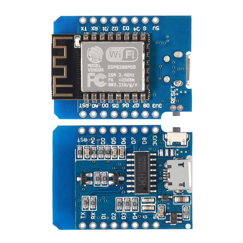  [AUSTRALIA] - Dorhea ESP8266 ESP-12 NodeMcu D1 Module WeMos Lua 4M Bytes WLAN WiFi Internet Development Board + Relay Shield + 2.54mm 40Pin Single Row Male Pin Header - 3Set