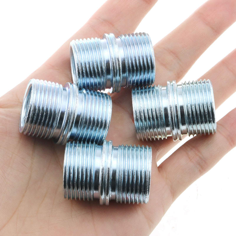  [AUSTRALIA] - E-outstanding Metal Rack Connector 4pcs 1Inch/25.4mm Wire Rack Shelve Unit Pole Connector Storage Shelf Shelving Holder Connection Nuts Replacement Parts (ID: 16mm, OD: 23mm)
