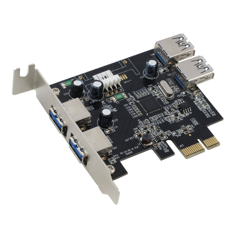  [AUSTRALIA] - Sedna - PCI Express USB 3.0 4-Port Adapter (2E2I) with Low Profile Bracket, Support Win 8 UASP (NEC 720201 chip Set)