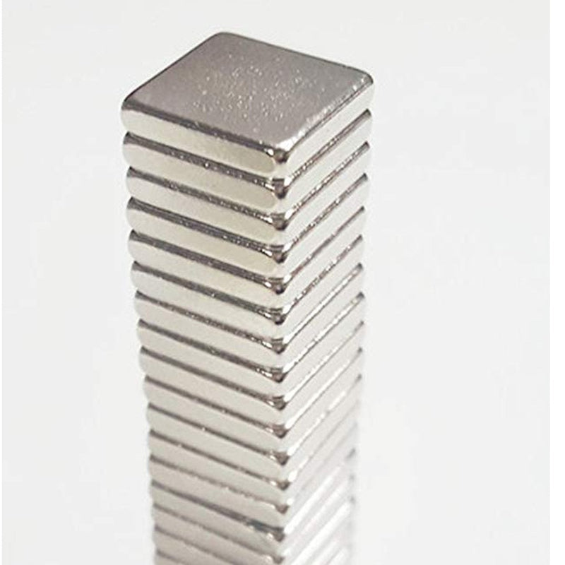  [AUSTRALIA] - 40-Piece 10x10x2mm Rectangular Magnet for refrigerators, Craft Items, whiteboards, DIY Projects, Office Magnets, Rectangular Magnets.