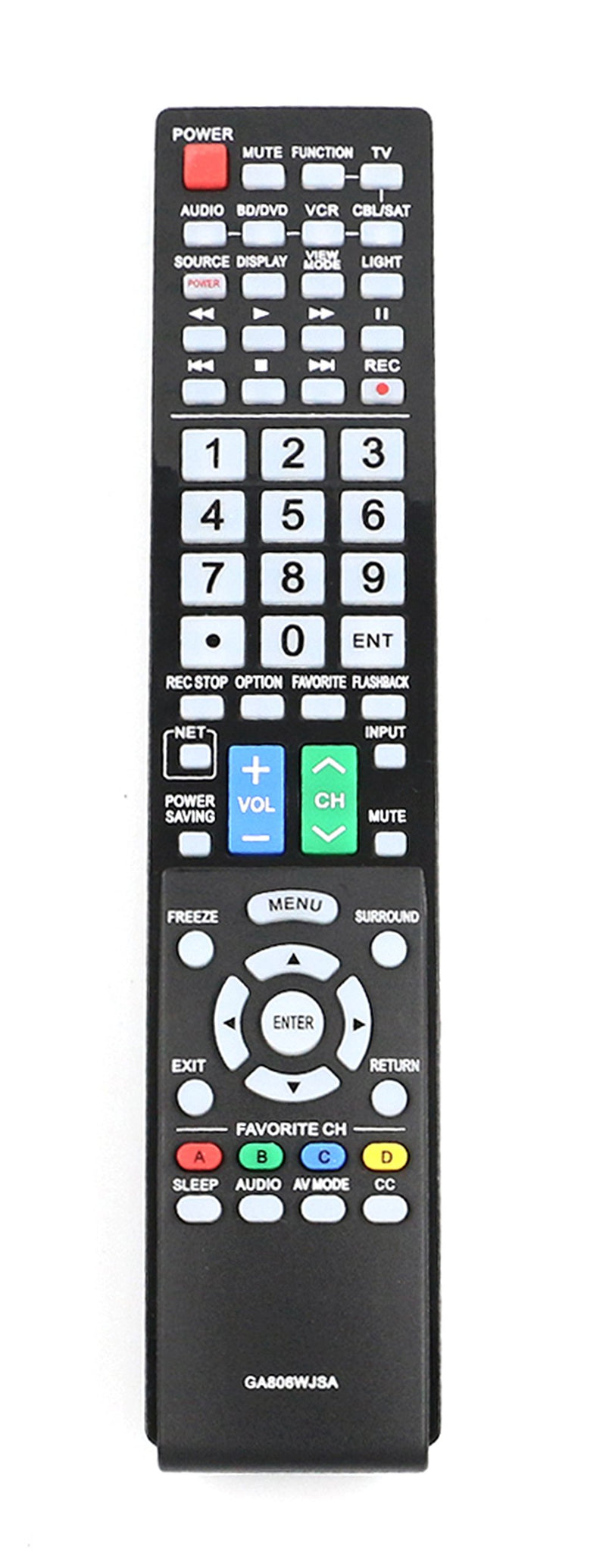 VINABTY New GA806WJSA Replaced Remote fit for Sharp Aquos LCD TV LC-40LE700 LC-40LE700UN LC-46LE700 LC-46LE700UN LC-52LE700 LC-40LE700UN SXV-4035 - LeoForward Australia