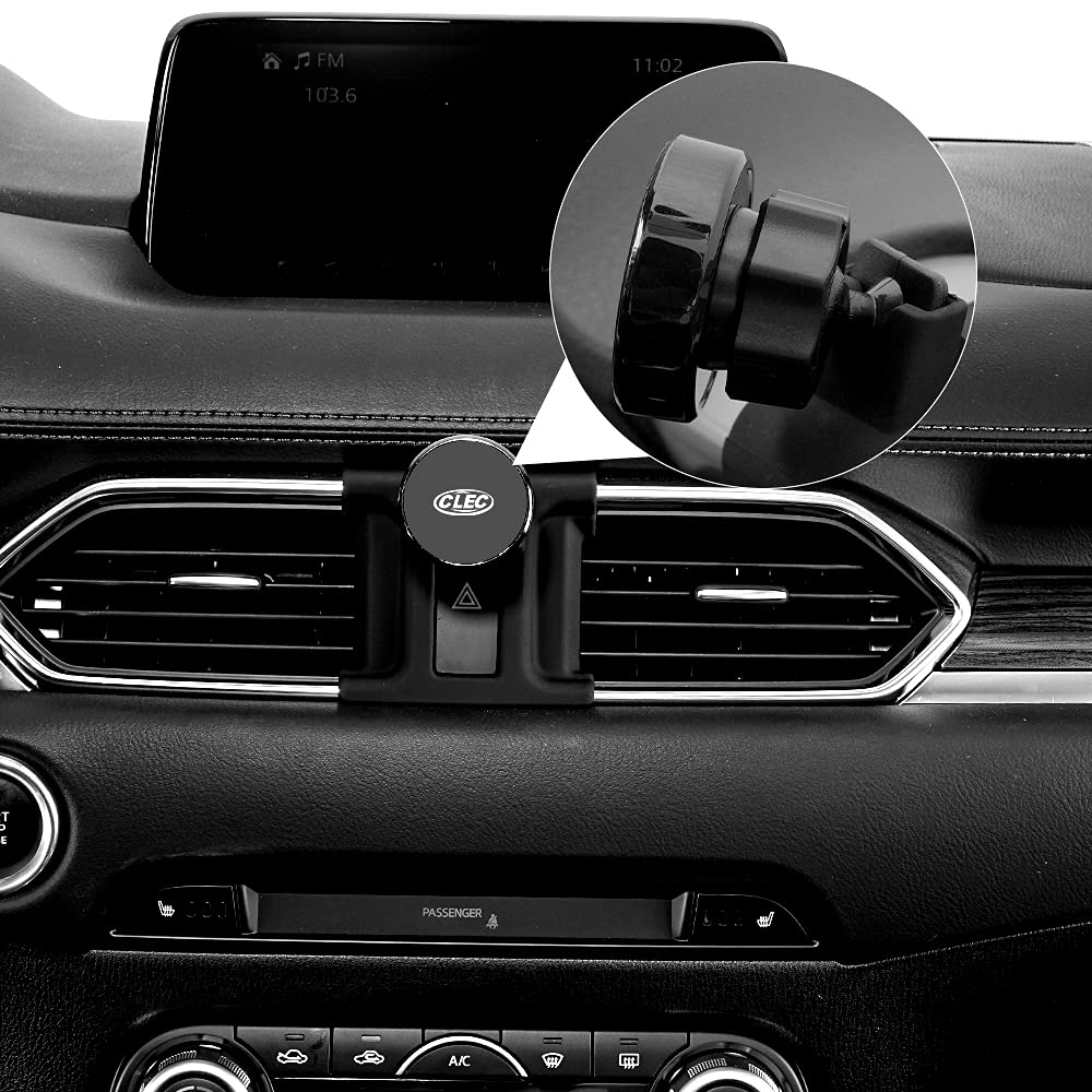  [AUSTRALIA] - Bwen Magnetic Car Phone Mount Custom Fit for Mazda CX-5 2017-2023,Strong Magnet Power Air Vent Car Phone Mount for Dashboard, 360° Rotation Adjustable Car Vent Mount Compatiable with Any Smartphones.
