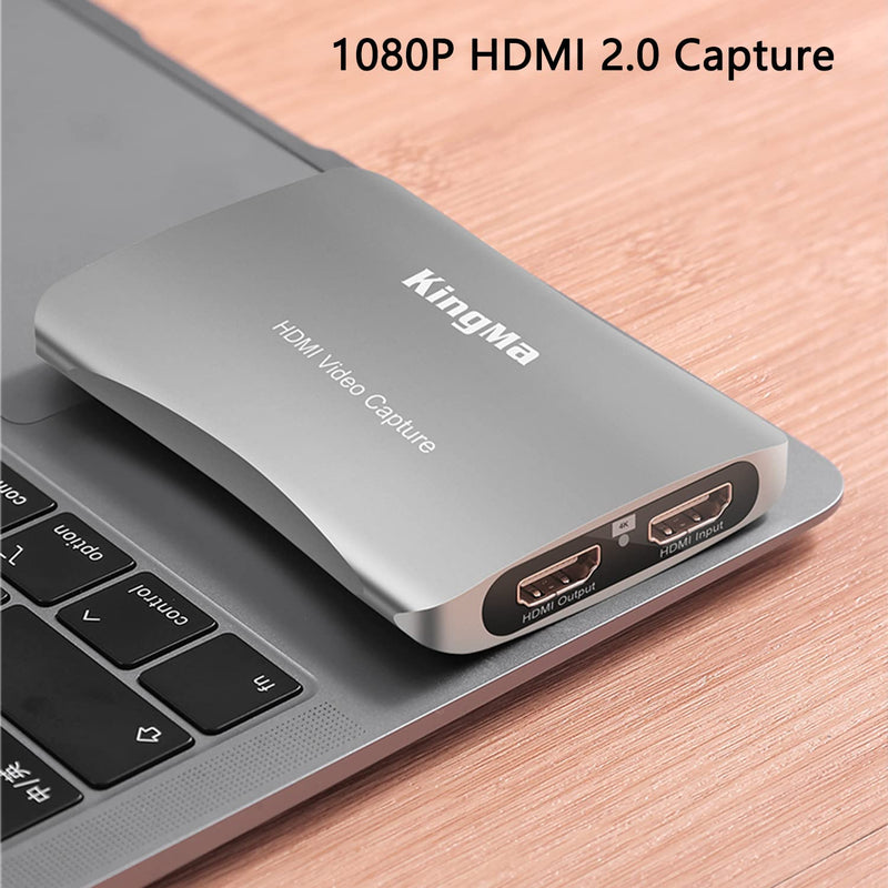  [AUSTRALIA] - Video Capture Card, 4K 1080P HDMI to USB 3.0 Audio Capture Card Device HD Game Capture Card for Live Streaming Video Recording Work with Nintendo Switch/PS4/ PS5/ Xbox/ PC/ Mac/ Windows 10 Above