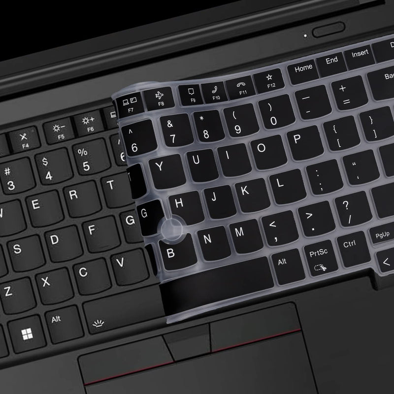  [AUSTRALIA] - Keyboard Cover for 2023 2022 Lenovo Thinkpad x1 Carbon Gen 11/10 14", ThinkPad X1 Yoga Gen 8/7,ThinkPad T14 T14s Gen 4/3, ThinkPad L14 P14s Gen 4/3,Thinkpad E14 Gen 5 (Not Fit T14 L14 P14s Gen 2 1-BK Black