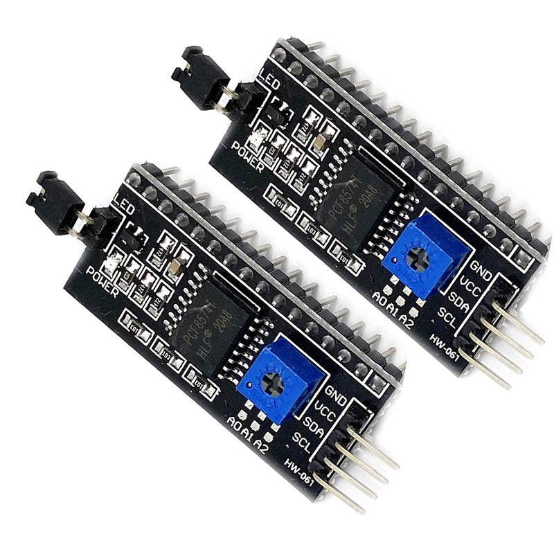  [AUSTRALIA] - KIRO&SEEU 2pcs 1602 LCD 2004 20x4 i2c LCD Display Adapter IIC//TWI/SPI/I2C Serial Interface Module Shield Compatible with Arduino UNO R3 MEGA2560