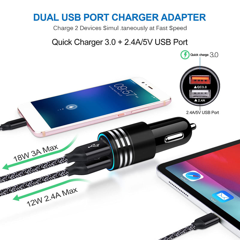  [AUSTRALIA] - USB C Fast Charger for Samsung Galaxy S23/S22/S21/S21 Ultra/S21+/S20 FE Note 20 Ultra A13 A53 A12 A32 A42 A21 A51 A71 A10E A20 A50 S10 S9 S8,Quick Charge 3.0 Wall Charger Car Adapter+6FT Type C Cable