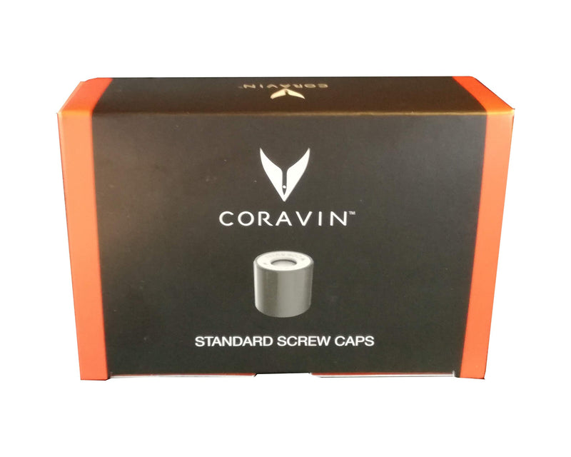  [AUSTRALIA] - Coravin - Wine Preservation System Screw Caps, Pack of 6