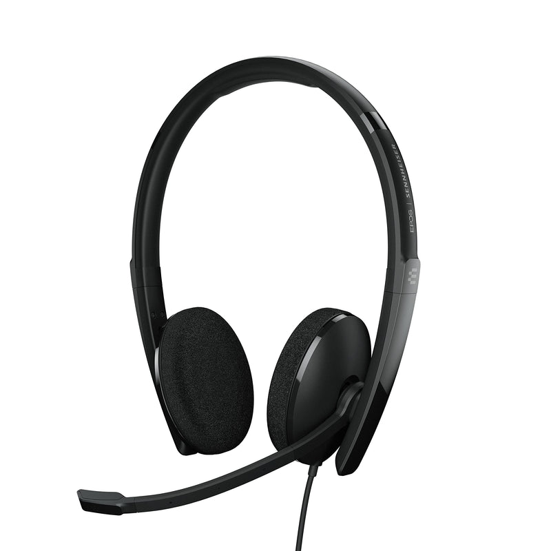  [AUSTRALIA] - EPOS | Sennheiser Adapt 160T USB-C II (1000905) - Wired, Double-Sided Headset – USB-C Connectivity, MS Teams Certified, UC Optimized – Superior Stereo Sound - Enhanced Comfort - Call Control - Black