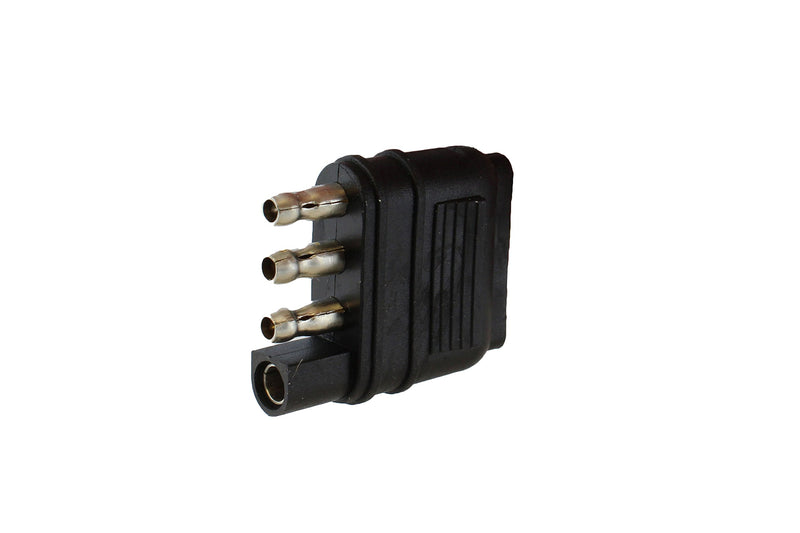  [AUSTRALIA] - ABN Trailer Wire Extension, 1ft, 4-Way 4-Pin Plug Flat 20 Gauge – Hitch Light Trailer Wiring Harness Extender 1 ft.