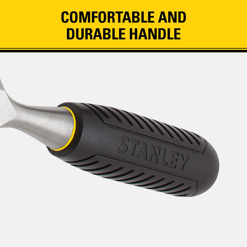  [AUSTRALIA] - STANLEY Chisel Set, 150 Series, Short Blade, Wood, 3-Piece (16-150)