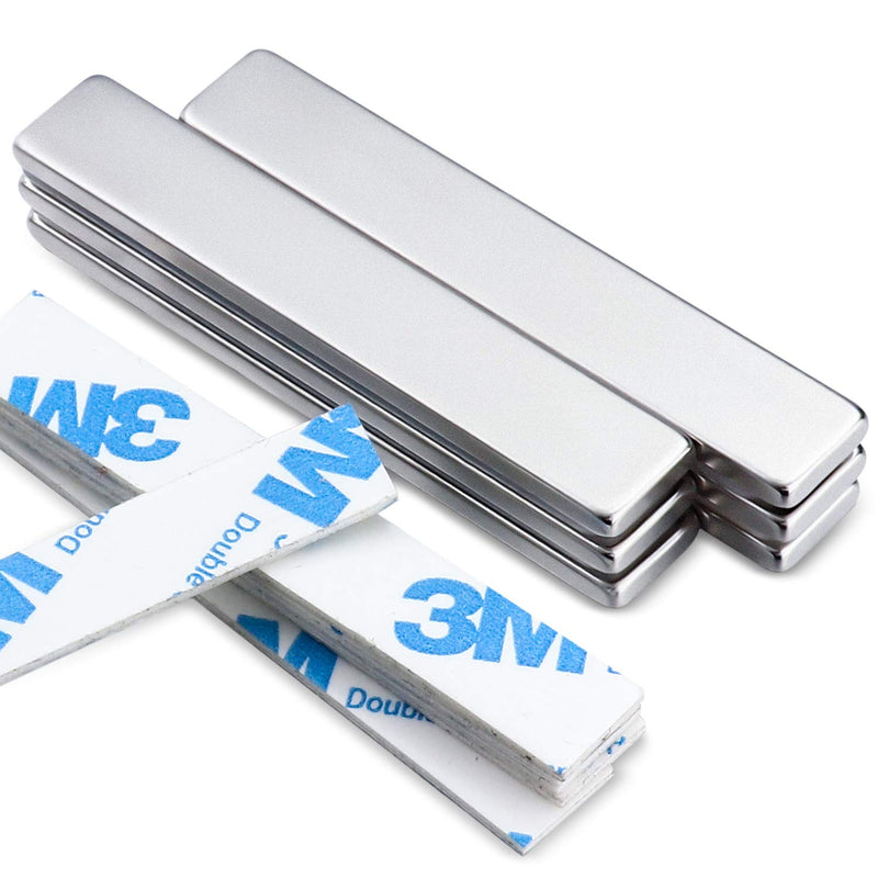 LOVIMAG Powerful Neodymium Bar Magnets, Rare-Earth Metal Neodymium Magnet - 60 x 10 x 3 mm, Pack of 6 60x10x3mm 6p - LeoForward Australia