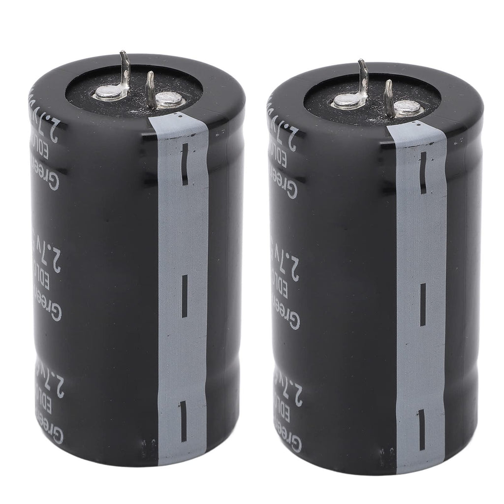  [AUSTRALIA] - 2Pcs 2.7V 500F Farad Capacitor Super Capacitor Rectifier Capacitor Energy Storage Rectifier Accessories Set Super Capacitor Rectifier Accessories