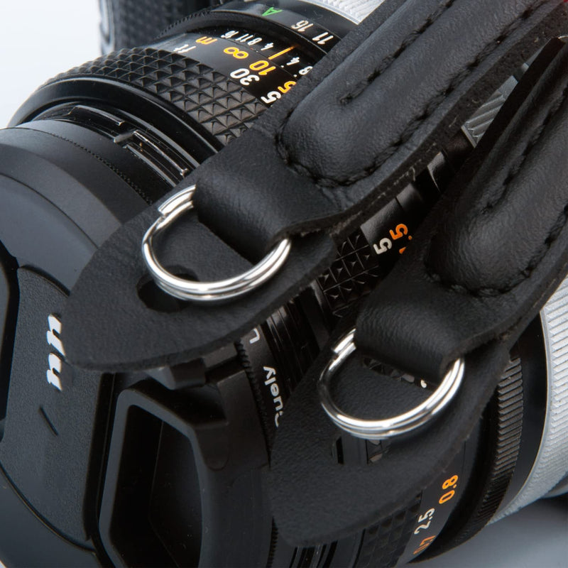  [AUSTRALIA] - Camera Strap Rope,Camera Strap Compatible with Leica Sony Canon Fuji Nylon Rope Camera Strap SLR DSLR Mirrorless Cameras 120cm Black