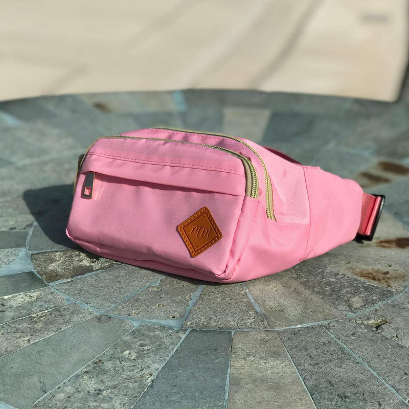 Designer Waist Bag Fanny Pack for Adult Women Pink - LeoForward Australia