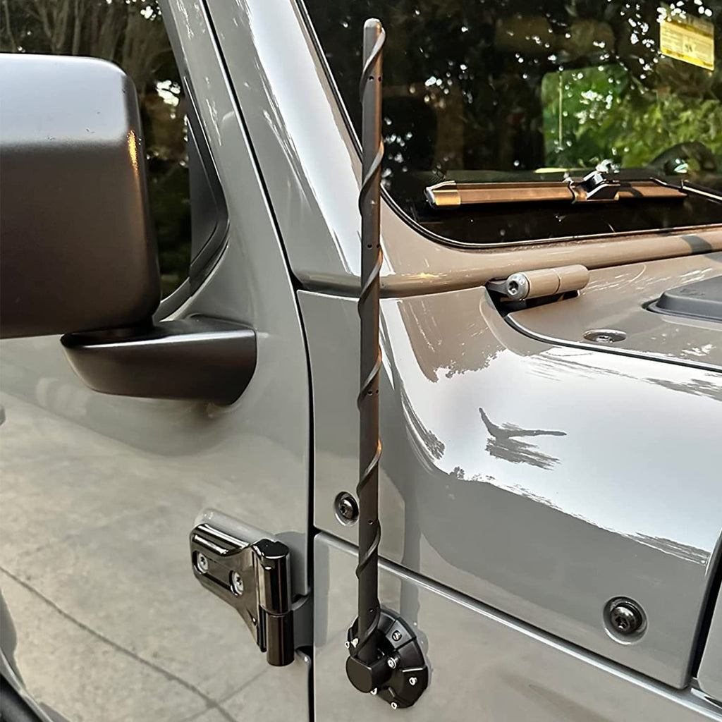  [AUSTRALIA] - Antenna for Jeep Wrangler Accessories JK JL Unlimited Sahara Rubicon Sport Willys Gladiator JT Mojave 2007-2023, 16 Inch Jeep Antenna for Optimized Car Radio Reception