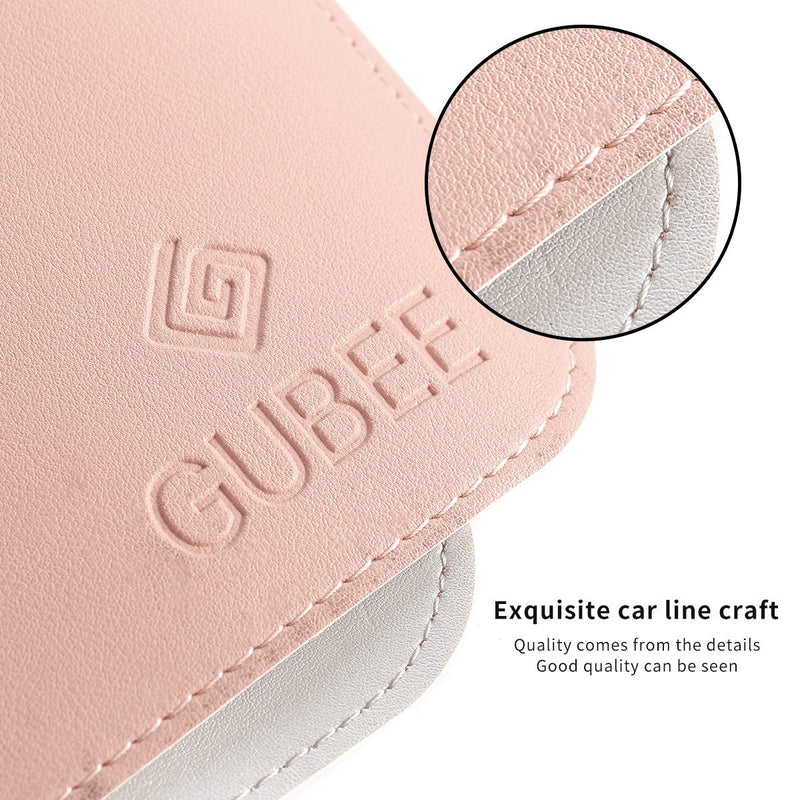 GUBEE PU Leather Multifunctional Office Desk Pad Mat,Waterproof Non-Slip Anti-Dirty Mouse Pad Mat for Office and Home,Travel,Large Size 31.5x15.75x0.08inch (Pink) Pink - LeoForward Australia
