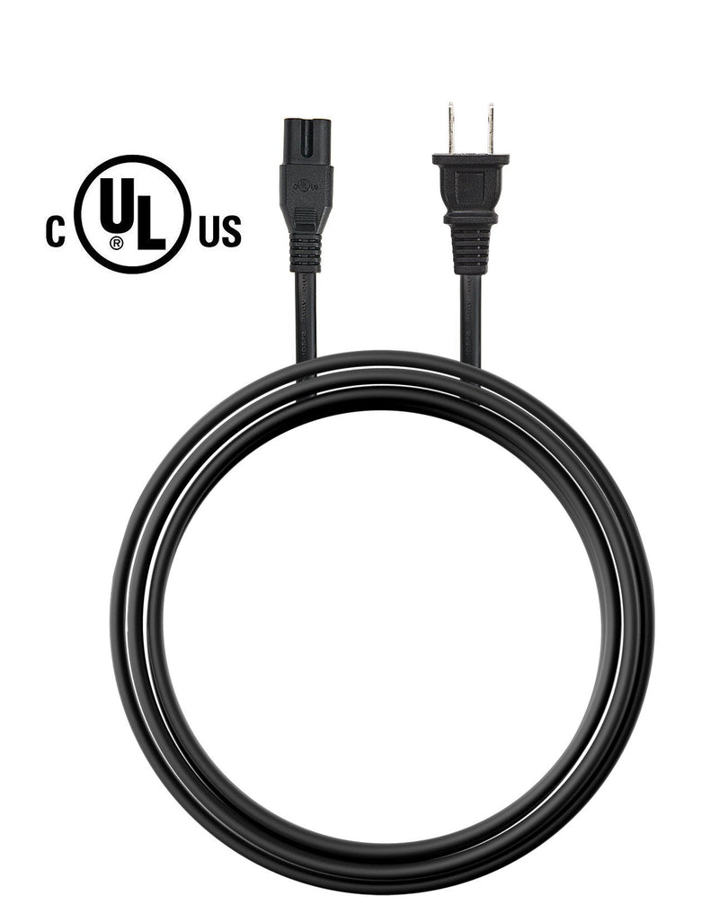  [AUSTRALIA] - Amazon Basics Replacement Power Cable for PS4 Slim and Xbox One S / X - 6 Foot Cord, Black 6-Foot