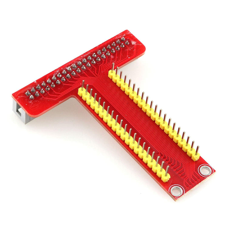  [AUSTRALIA] - DGZZI RPi GPIO Breakout Expansion Board+ 21cm 40Pin GPIO Flat Ribbon Cable for Raspberry Pi 4B/3B/3B+/2B/1B+