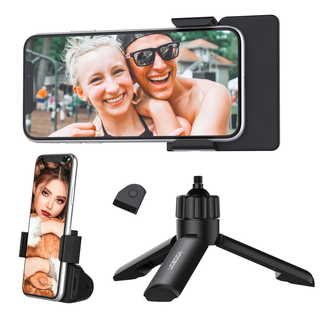 [AUSTRALIA] - Yoozon Bluetooth Phone Tripod,Mini Selfie Stick Tripod Stand Holder Head Standard Screw Adapter with Wireless Remote Shutter Support SLR Function,Compatible with iPhone,Android Phone,Digital Camera