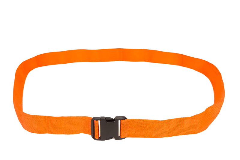  [AUSTRALIA] - Primacare IR-5006-3 Pack of 3 Unisex Restraint Strap with Plastic Buckles for Patients, Adults and Kids, Medical Disposable Waterproof Straps with Adjustable Locking for Easy Attachment, 2"x7", Orange