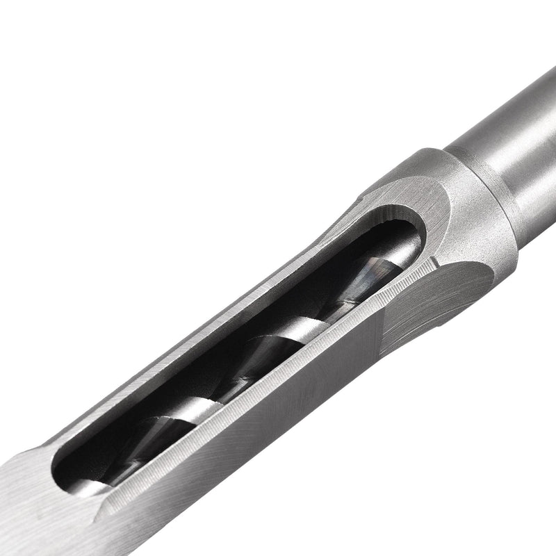  [AUSTRALIA] - uxcell Square Hole Drill Bits for Wood 5/8" x 213mm Mortising Chisel Bit Auger Spur Cutter Tool for Woodworking Carpentry Drilling Tool