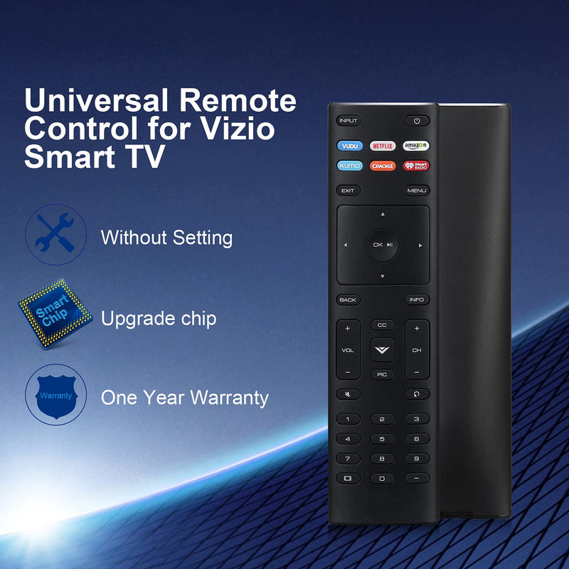  [AUSTRALIA] - Uyibii XRT136 Universal Replacement Remote Control Compatible with All Vizio Smart TV Include D-Series M-Series P-Series V-Series 1pc