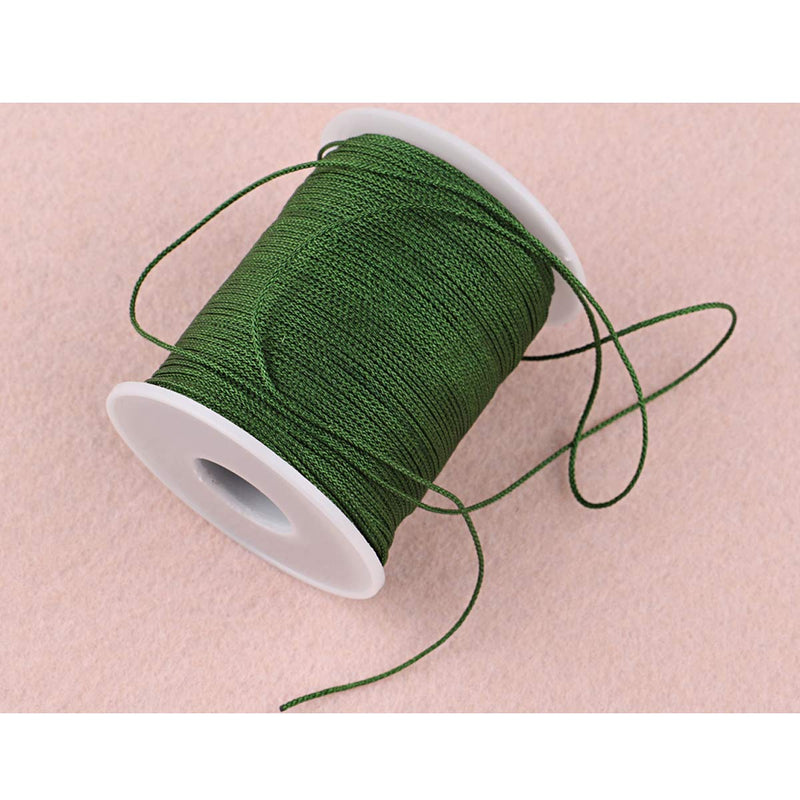  [AUSTRALIA] - Nylon Thread Twine for Gardening Braided Bracelets DIY Crafts (1mm-394feet, Army Green) 1mm-394feet