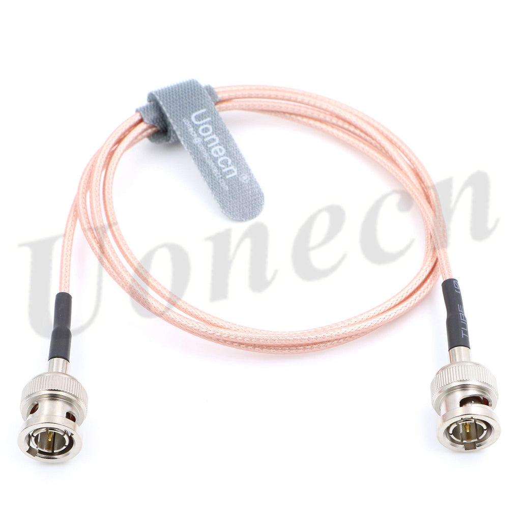  [AUSTRALIA] - Uonecn MegaFlex HD-SDI Cable RG179 BNC Male to BNC 75ohm for Blackmagic HyperDeck Shuttle and BMCC BMPC Hyperdeck Cameras 1M