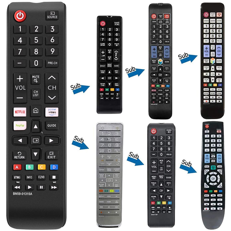  [AUSTRALIA] - Newest Universal Remote Control for All Samsung TV Remote Compatible All Samsung LCD LED HDTV 3D Smart TVs Models