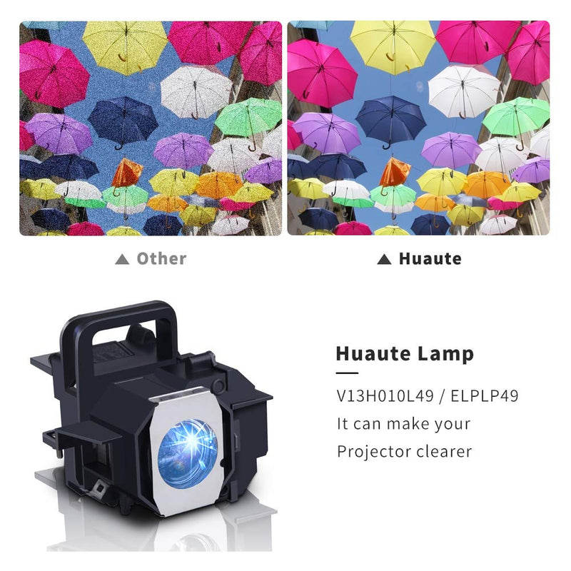  [AUSTRALIA] - Huaute ELPLP49 Projector Lamp for Epson V13H010L49 PowerLite 9700UB 6500UB 8100 8345 8350 7100 9100 9350