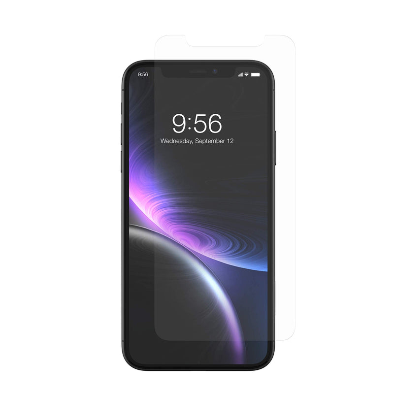  [AUSTRALIA] - ZAGG InvisibleShield Glass+ Screen Protector – High-Definition Tempered Glass for the Apple iPhone XR – Impact & Scratch Protection