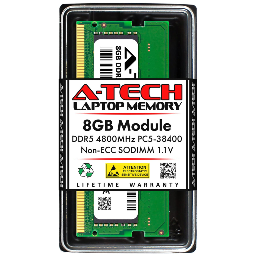  [AUSTRALIA] - A-Tech 8GB DDR5 4800 MHz SODIMM PC5-38400 CL40 262-Pin 1.1V Laptop RAM Memory Module