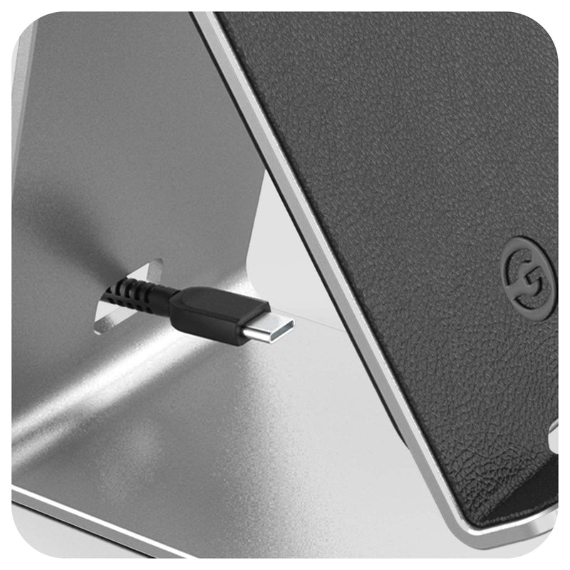  [AUSTRALIA] - Premium Aluminum Wireless Charger for iPhone and Samsung Models - Fast Charging Power Stand (Galaxy S10/S20/S21 Ultra/Note/iPhone X,Xr,Xs/11/12/13 Pro Max) Wall Adapter Included