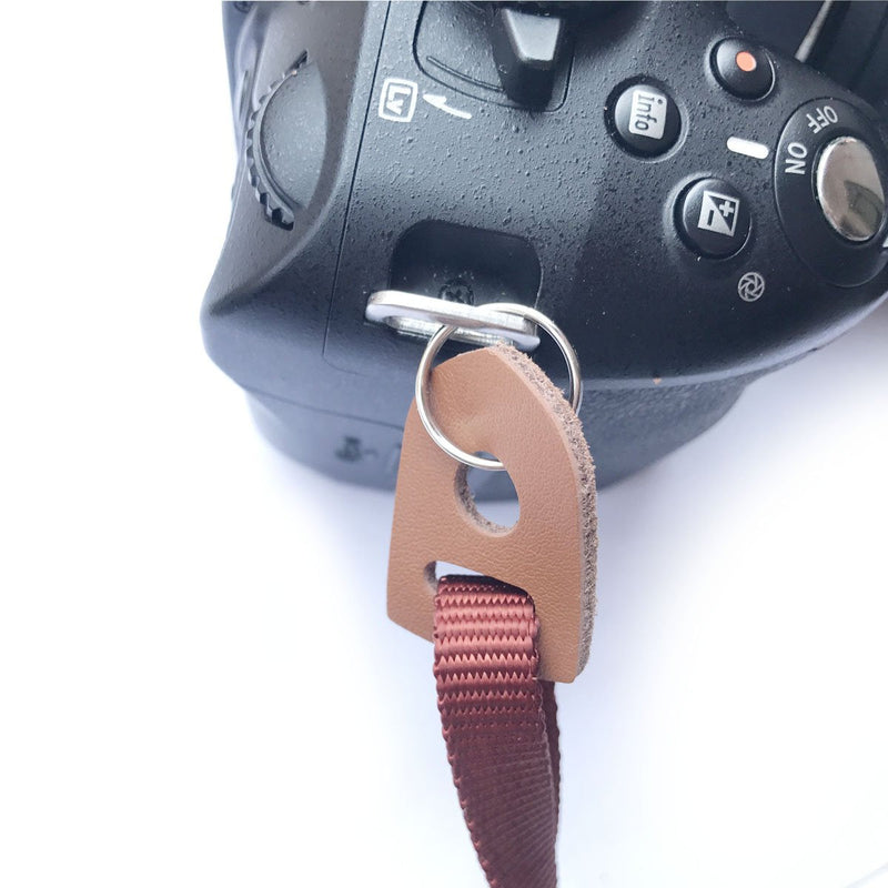  [AUSTRALIA] - Camera Strap Neck, Adjustable Vintage Orange Floral Camera Straps Shoulder Belt for Women /Men,Camera Strap for Nikon / Canon / Sony / Olympus / Samsung / Pentax ETC DSLR / SLR Cowhide orange