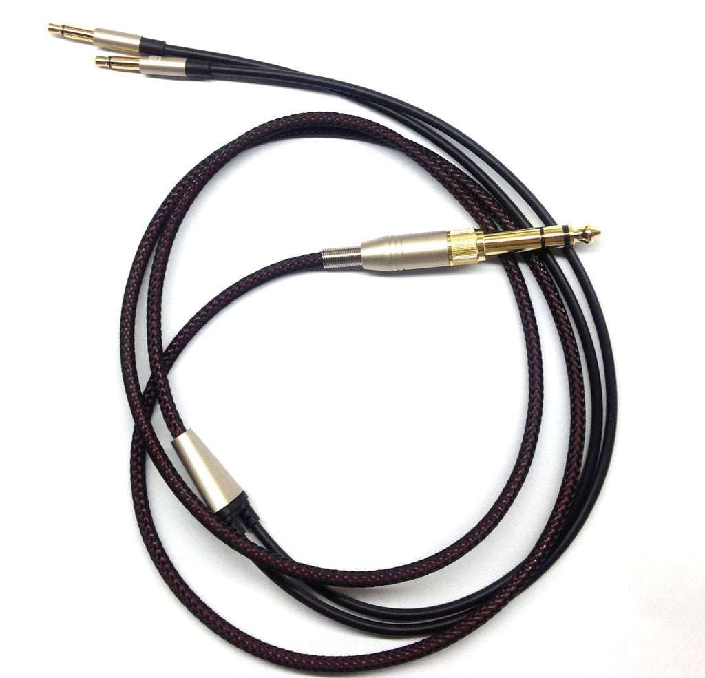  [AUSTRALIA] - NewFantasia Replacement Audio Upgrade Cable Compatible with Denon AH-D600, AH-D7200, AH-D7100, AH-D9200, AH-D5200, Meze 99 Classics, Focal Elear Headphones Black 3meters/9.9ft