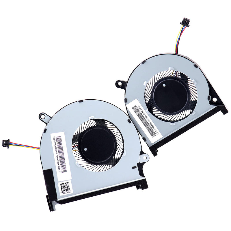  [AUSTRALIA] - Deal4GO CPU Cooling Fan MPHWF 0MPHWF w/GPU Fan Cooler Set 861FC 0861FC for Dell Inspiron 7591 7590 P83F CPU w/ GPU Fan set