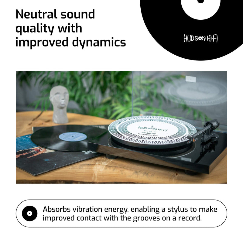  [AUSTRALIA] - Turntable Strobe Disc Stroboscope mat Tests 33-1-3 RPM, 45 RPM Translucent