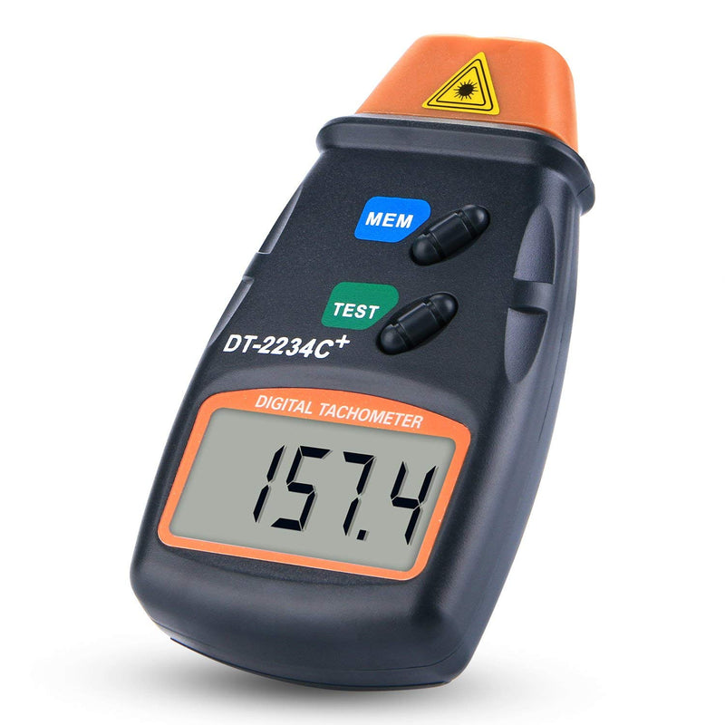  [AUSTRALIA] - AGPtek® Professional Digital Laser Photo Tachometer Non Contact RPM Tach DT-2234C+