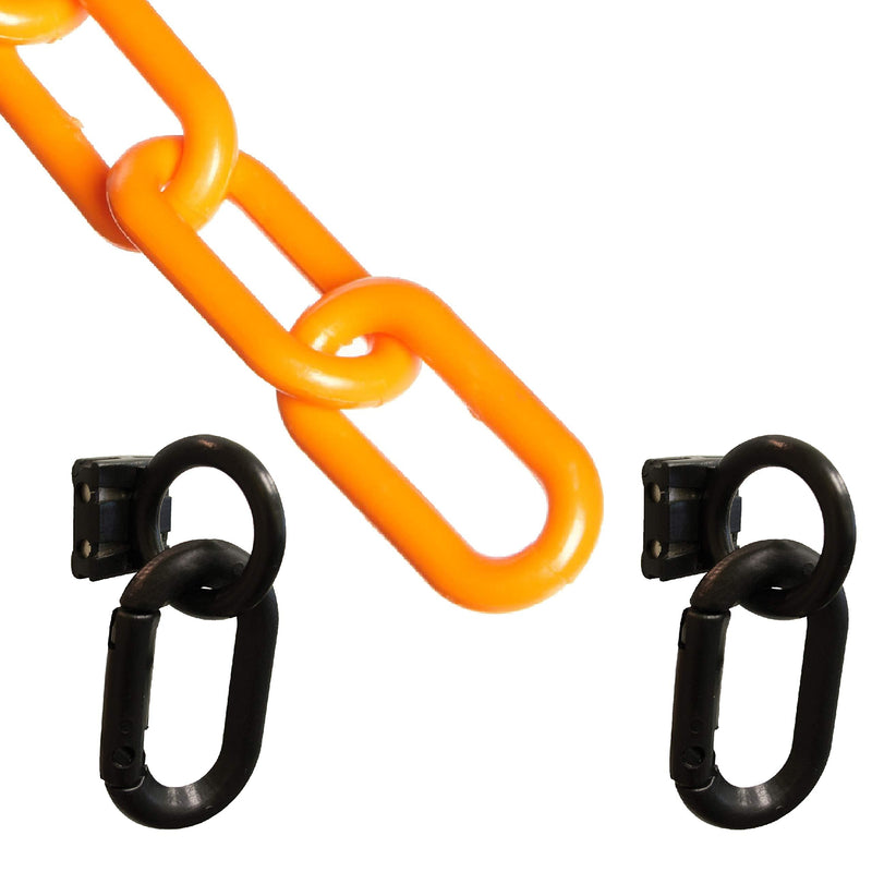  [AUSTRALIA] - Mr. Chain Loading Dock Kit, Safety Orange, 2-Inch Plastic Chain (72312)