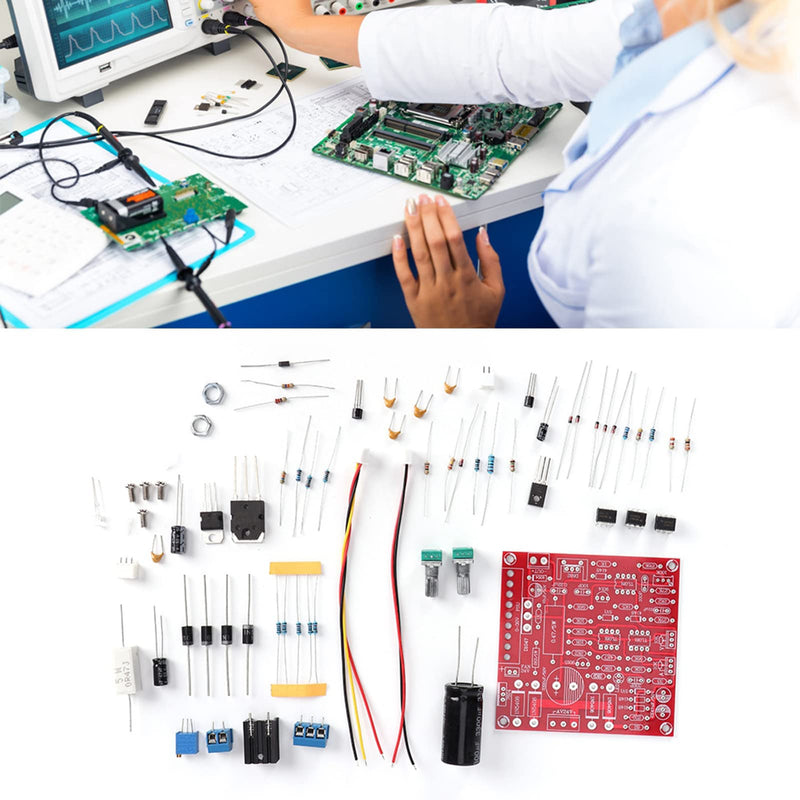  [AUSTRALIA] - DC Regulated Power Supply Diy Kit Module Parts 0-30V 2Ma-3A Stabilized Infinitely Adjustable Diy Electronics Kit,Adjustable Power Supply