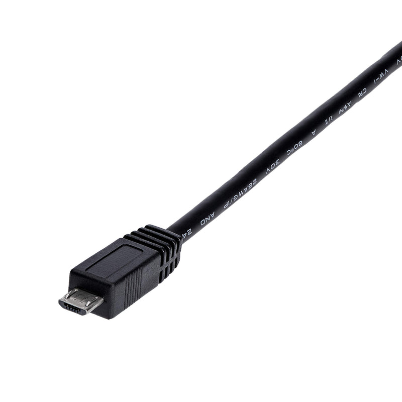 StarTech.com 3 ft. (0.9 m) USB to Micro USB Cable With Power Delivery - Dual USB 2.0 A to Micro-B - Power and Data - Y-Cable - Micro USB Cable (USB2HAUBY3) 3 ft / 1m - LeoForward Australia