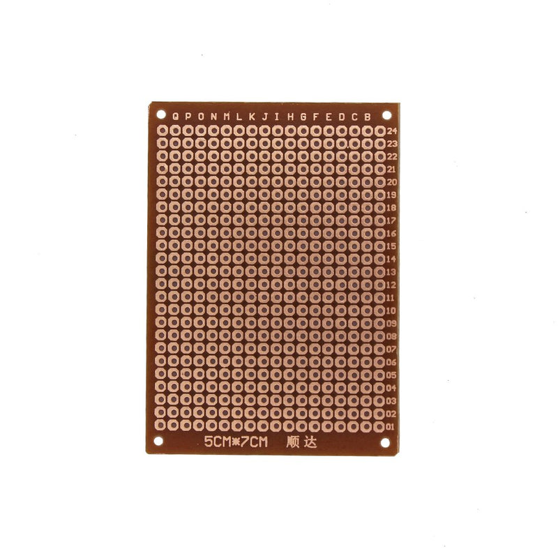 Leen4You PCB Board DIY Prototype Paper PCB Matrix Printed Circuit Board Universal Breadboard 5CM x 7CM (Pack of 10) - LeoForward Australia