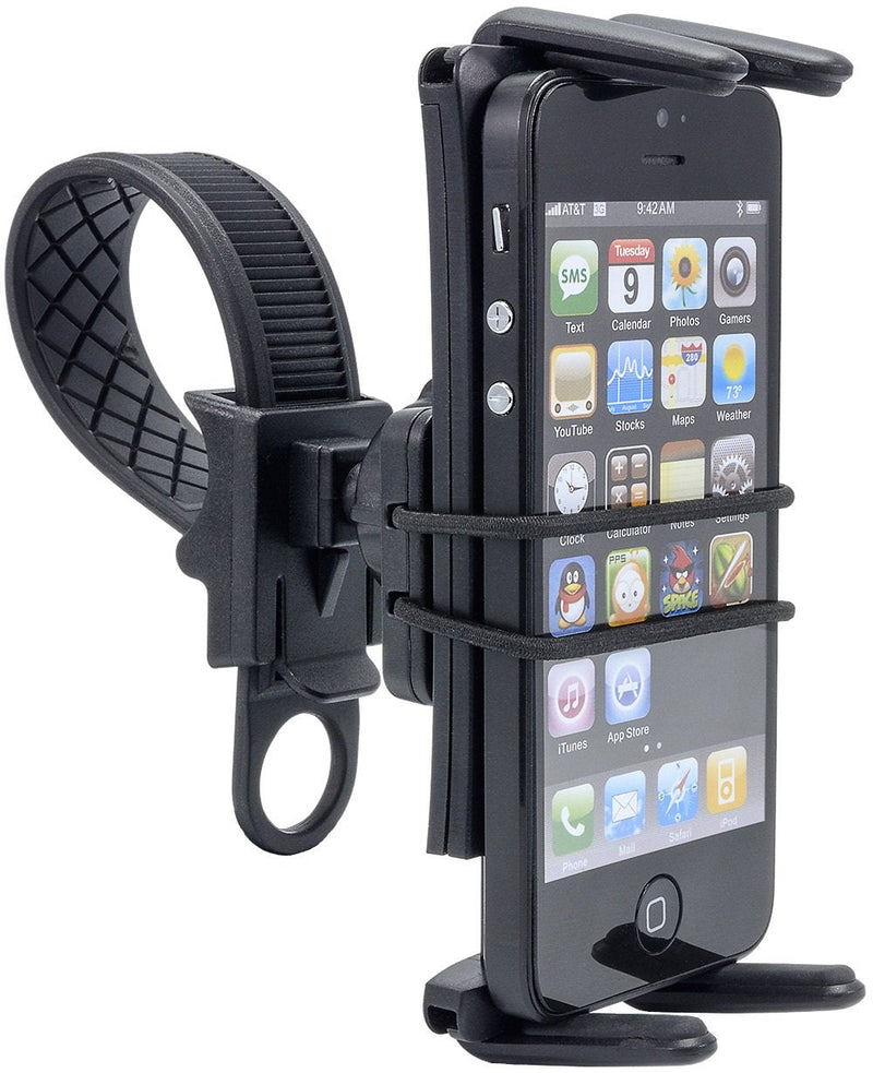  [AUSTRALIA] - Arkon Bike Handlebar Phone Strap Mount for iPhone XS Max XS XR X 8 Galaxy Note 9 8 Galaxy S10 S9 Retail Black