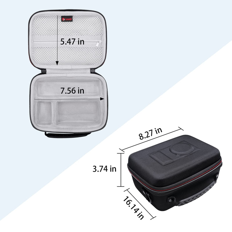  [AUSTRALIA] - XANAD Hard Case for Sony Alpha ZV-E10/ZV-E10L/ ZV-1/ZV-1F Camera Vlogger Accessory Kit Tripod (GP-VPT2 BT) and Microphone - Carrying Storage Bag EVA Case